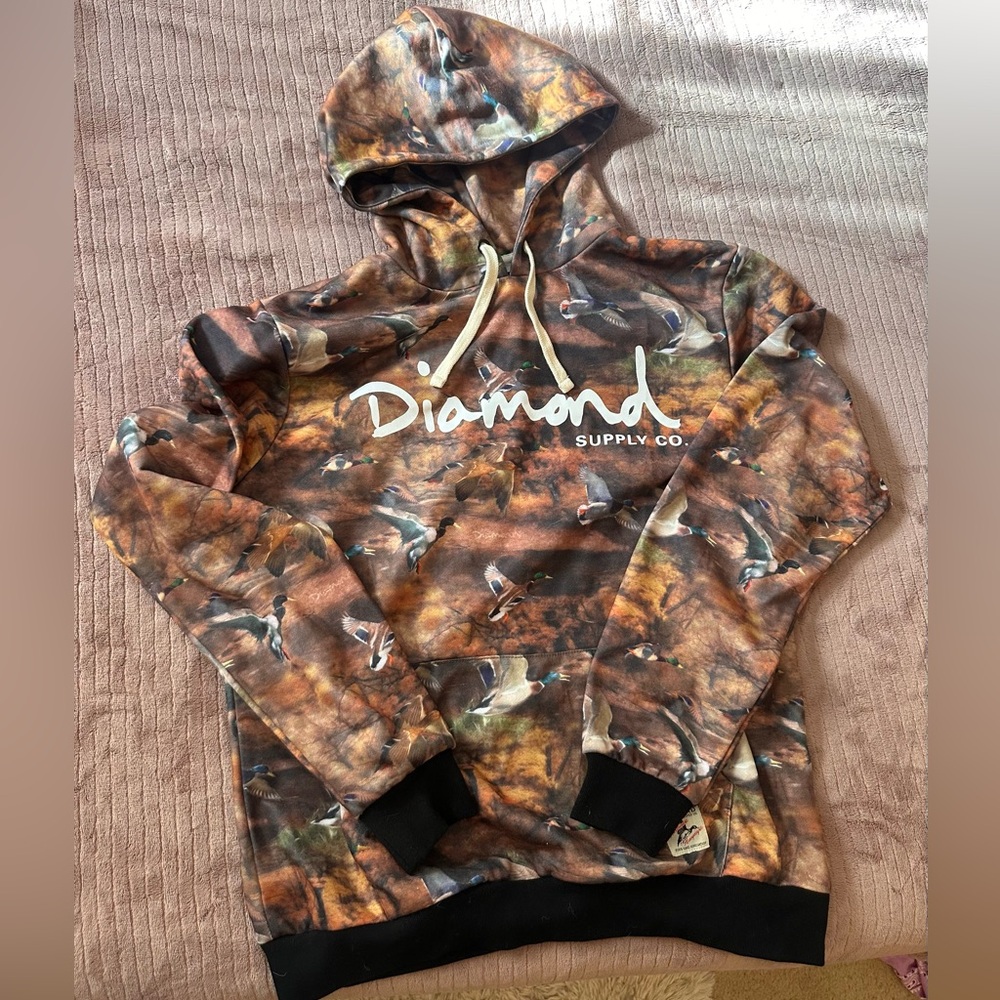 { Diamond Supply Co. Camo Hoodie }